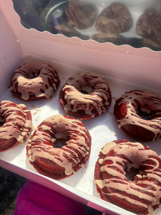 Red velvet donuts