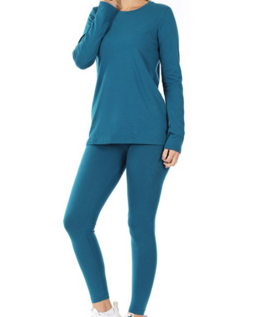 LEGGING SET(TEAL)