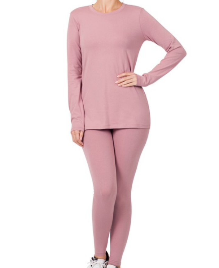 LEGGING SET(LITE ROSE)