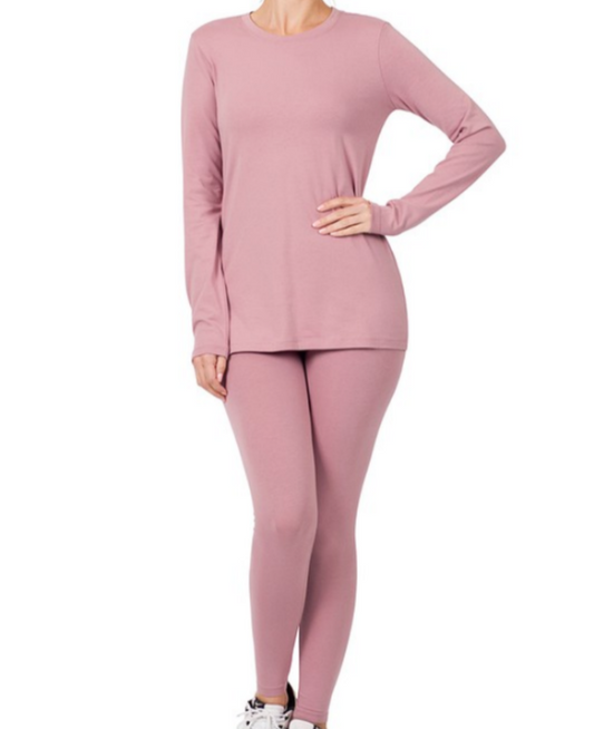 LEGGING SET(LITE ROSE)