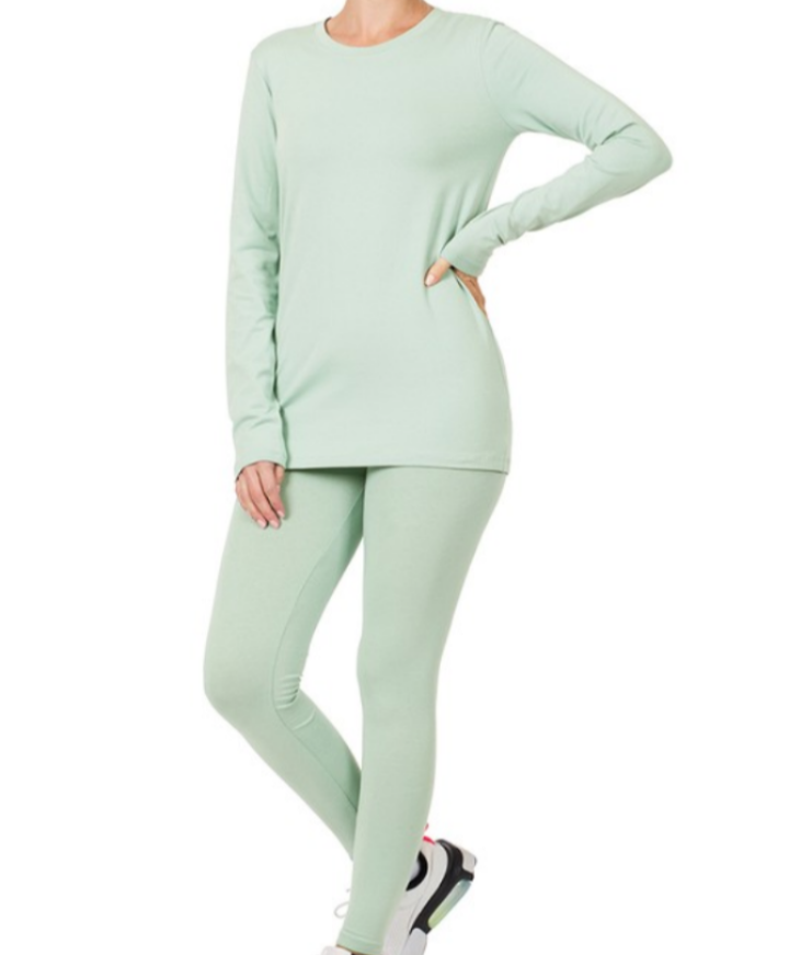 LEGGING SET ( LITE GREEN)